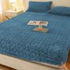 150x200/180x200/200x220 cm Coral Velvet Sengeteppe Sengeteppe MilkVelvet Madrass Beskyttelsestrekk Vinterplysjisolasjon Sengeteppe
