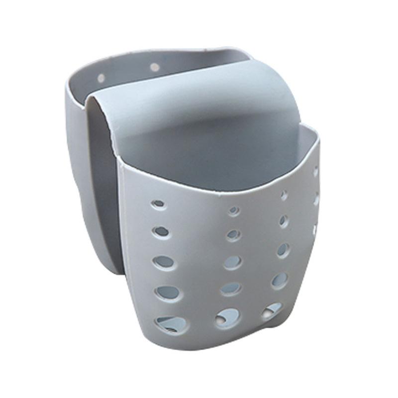 Kitchen Accessories Sink Double Basket Soap Sponge Holder Utensils Organizer Bag Bathroom Hanging Drain Basket Storage Rack