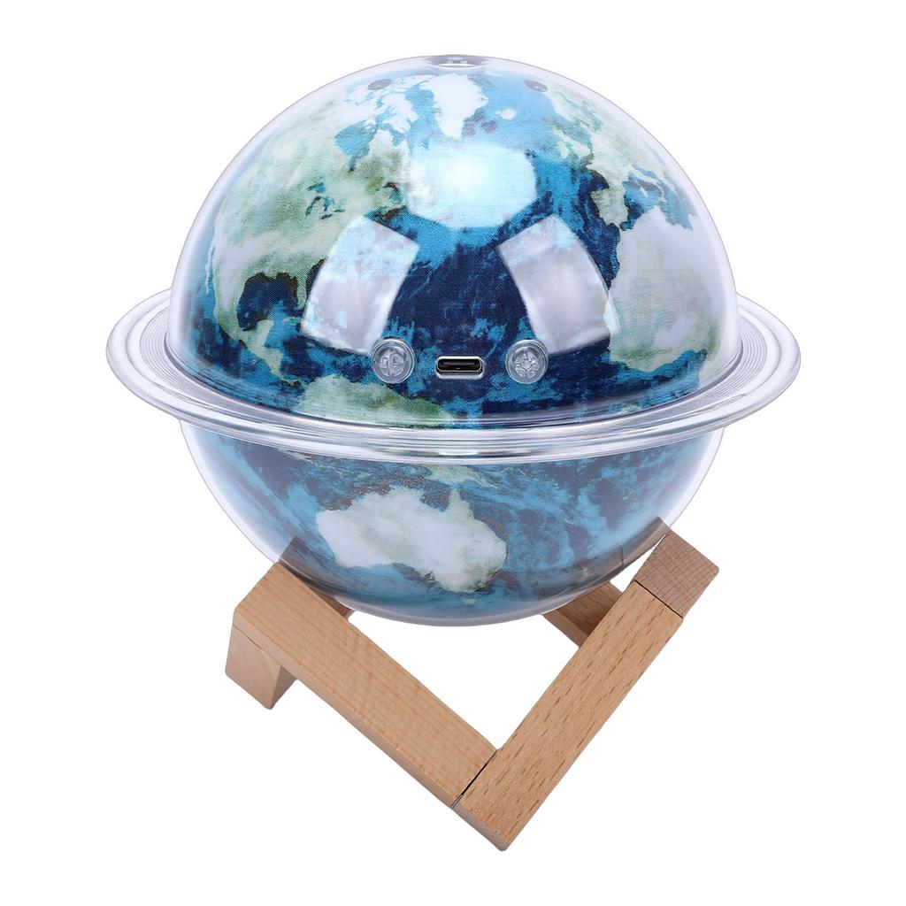   Earth Lamp Humidifier, Multicolor Night Light with 330ml Water   for Aromatherapy Diffuser and   Purifier, 5dB Quiet  , Stylish Stand f