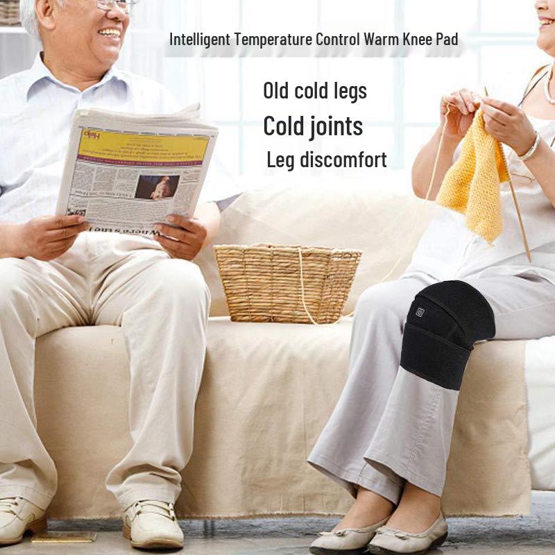 Electric Heating Knee Pads: Winter Joint Warmers with Mugwort Hot Compress for Cold Legs