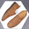 Men's Shoes One-pedal Autumn Handmade Online Driving Shoes Men's Versatile Soft-soled Men's Casual Shoes Trendy Casual