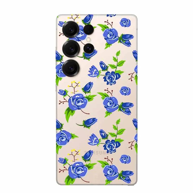 Clear Case For Samsung S25 Ultra 5G Case Clear Back Cover Animal Painting Soft Bumper For Galaxy S25Ultra Transparent Soft Funda