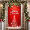 Xmas Backdrop Festive Pattern Holiday Background Christmas Decor Banner Gold Ornaments Festive Display For Christmas Eve Holiday