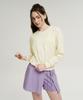 Leijibi [Set] Air Pastel String Women'S Rash Guard + Wrap Skirt Culottes Coconut
