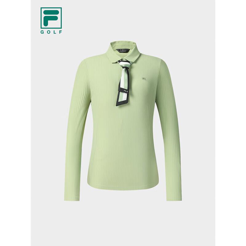 Fila Women s Knit Long-Sleeve Golf Polo Shirt L