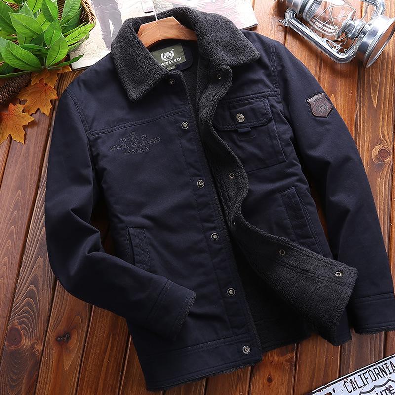 

Мужская куртка с хлопковой подкладкой Мужская средняя и длинная одежда Battlefield с хлопковой подкладкой 6XL