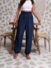 2026 European Fashion Women's Casual Elastic Long Pants - Solid Color, Comfortable