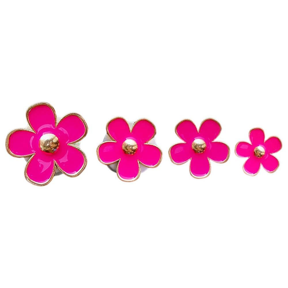 4 Pcs Flowers Car Air Outlet Perfume Clip Car Aromatherapy Decoration Interior Perfume Pendant Ornaments Car Accessories