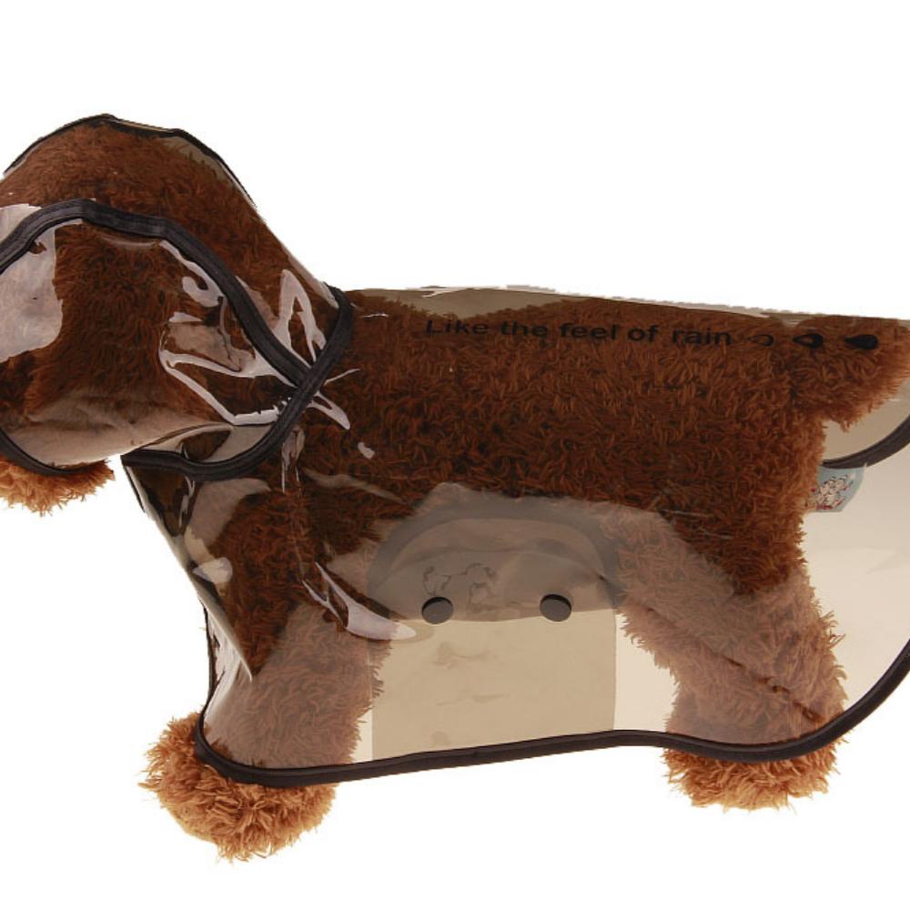 Pet Products Transparent Raincoat Waterproof Breathable Dog Raincoat Hooded Suit