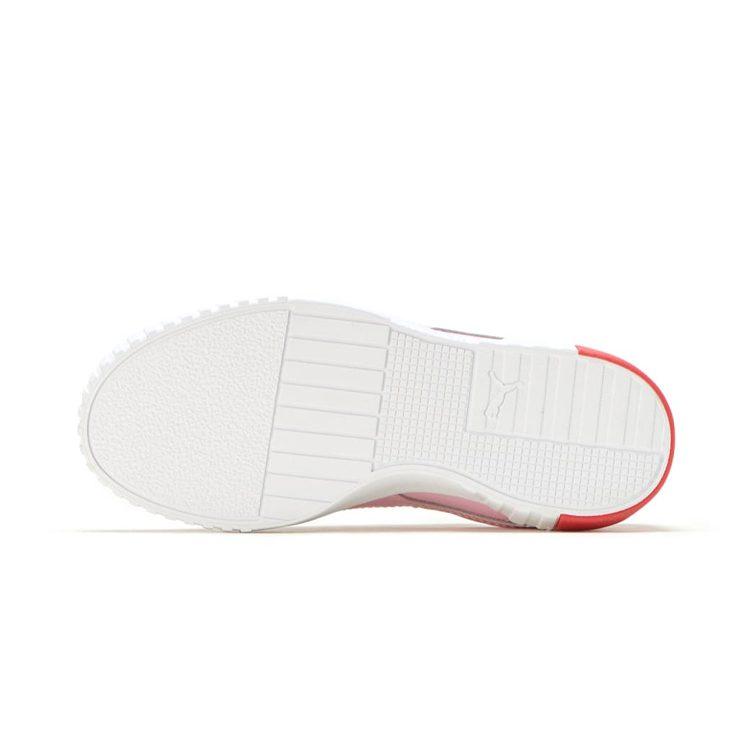 Puma Cali Lace Up Casual Low Top Kids' Skateboarding Shoes Pink Children Aged 3 7 Years Old 369698-01