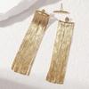 1 Paar Metall Lange Quastenohrringe Einzigartige Persönlichkeit Mode High-End Nische Trend Design Ohrringe für Damen