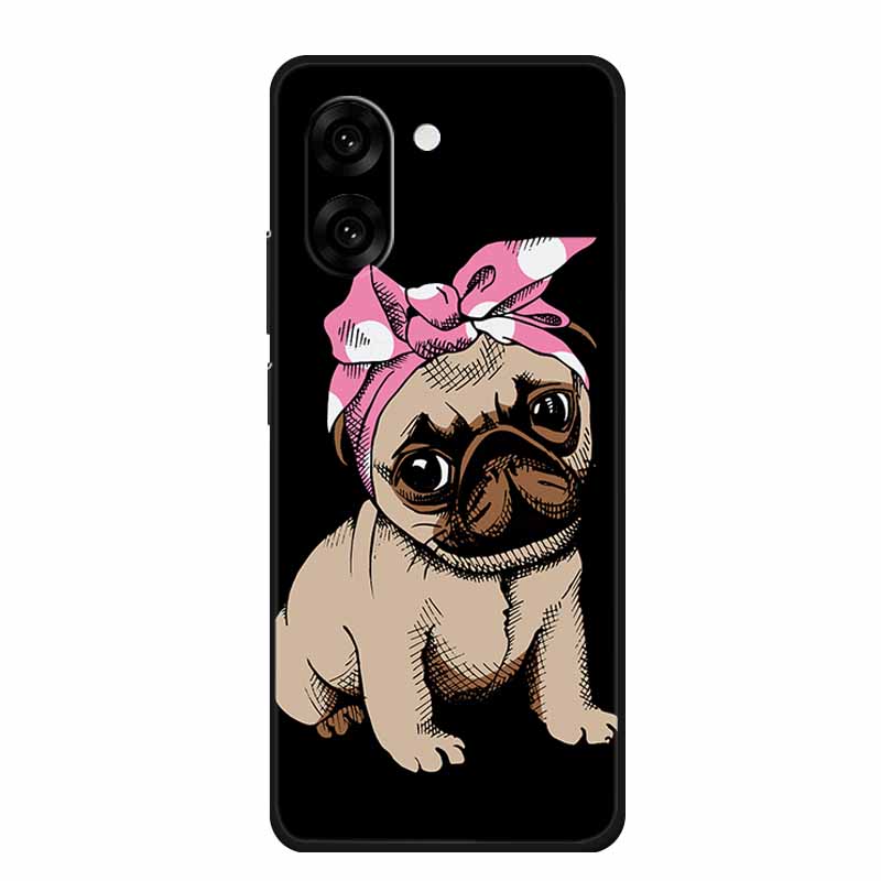 Black Silicone Case For OnePlus Nord CE5 Case One Plus Nord CE 5 Cartoon Cat Soft Back Cover For OnePlus Ace 5 Racing Phone Case