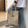 Large Capacity Male Commuting Tote Bag Casual Portable File Bag Stylish Lightweight Handbag  Travel