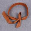 Womens PU Faux Leather Overcoat Waist Belt Solid Color Jackets Wide Waistband for Fashion Women