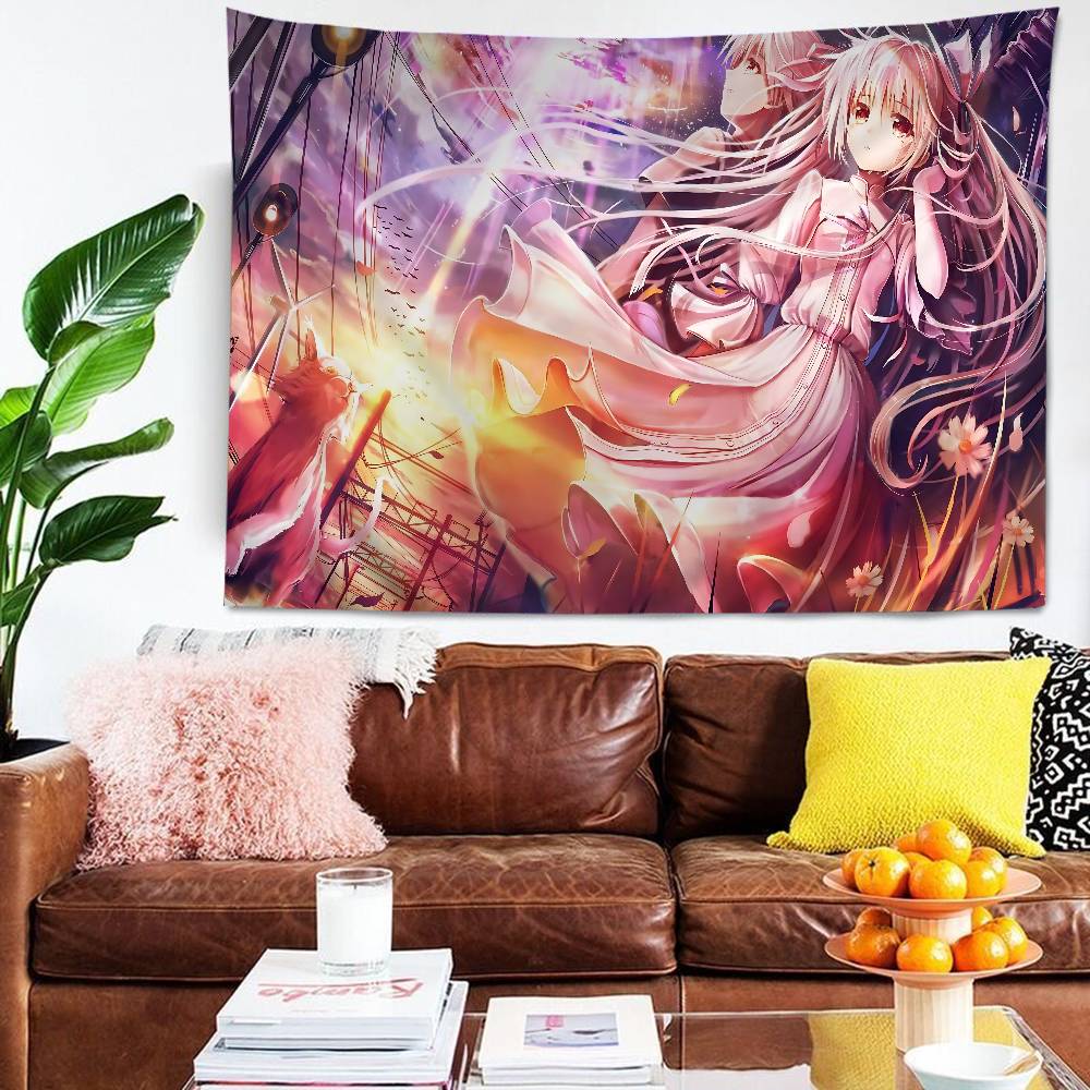 

Anime Yosuga No Sora Tapestry Art Printing Japanese Wall Tapestry Anime Wall Hanging Home Decor 74x94cm(29x37in)