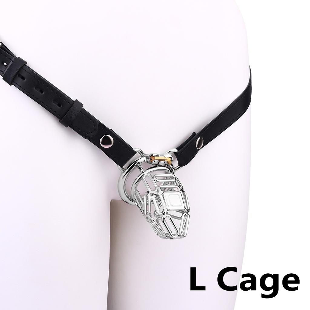 Small Penis Lock Male Steel Cock Cage Chastity Device Penis Ring Erotic Metal Bondage Husband Loyalty Sex Toys For Men Gay 18+