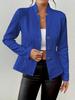 Long Sleeve Plus Size Woman Causal Loose Autumn Spring Vintage Blazer Jackets for Women Coat