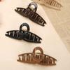 Korean Style Silicone Shark Clip Cross Solid Color Shark Clip Elastic Plastic Hair Claw Girls