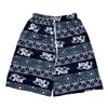 Women Casual Beach Shorts Drawstring Elastic Waist Shorts with Pockets Thai-Inspired Elephant Print Wide Leg Summer Shorts