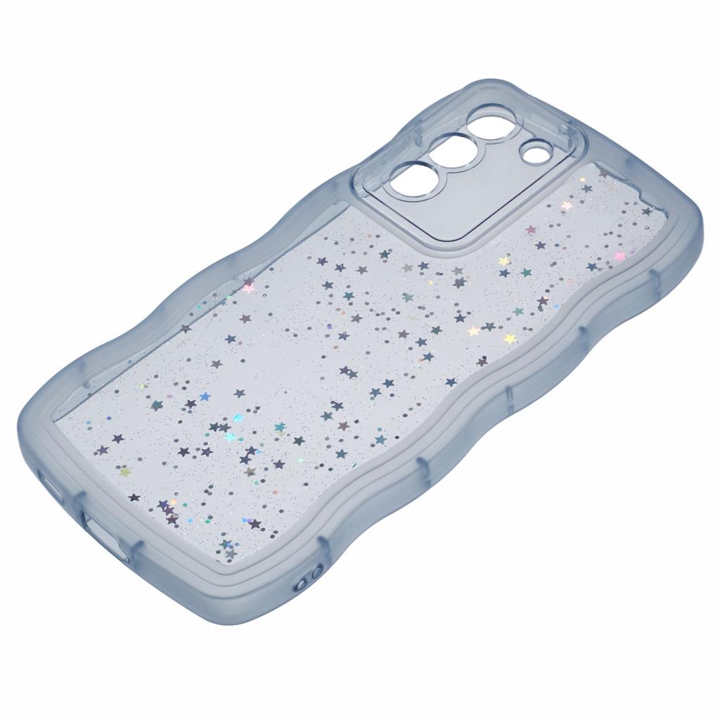 JTW Series for Samsung Galaxy S22 5G TPU Case Shockproof Epoxy Phone Cover Wavy Edge