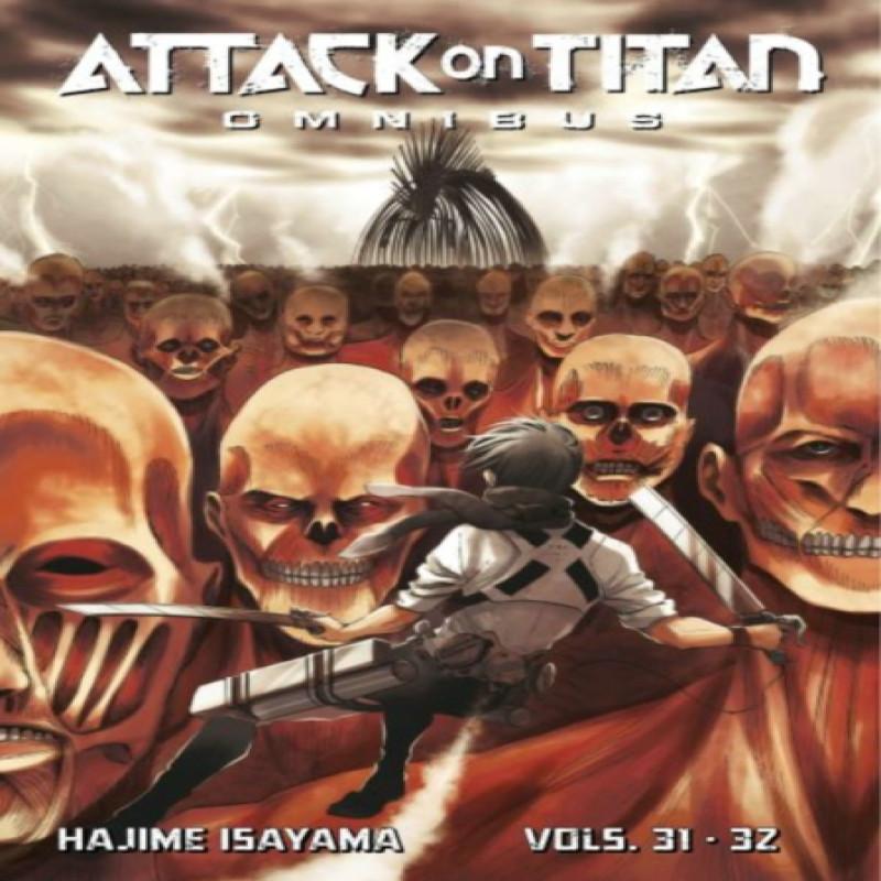 Attack on Titan Omnibus 11 Vol. 3132 by Hajime Isayama Paperback Book 9781646514922