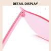 Korean Candy Color Cat Eye Sunglasses Uv400 Sun-Protective Driving Glasses Street Photos Travel Accessories Trend Eyewear
