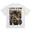 Oversized Unisex T Shirts US Street Basketball Printed Short Sleeve HipHop Y2K Tees Commute Casual Oneck Tops Cool Boy Tshirts