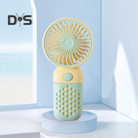 Ręczny wentylator elektryczny o niskim poziomie hałasu, przełącznik z jednym przyciskiem, ładowany na USB, przyjazny w podróży wentylator, przenośny klimatyzator osobisty
