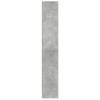 Vidaxl Shelf, Concrete Gray, 60X24X143 Cm, Wood-Based Material