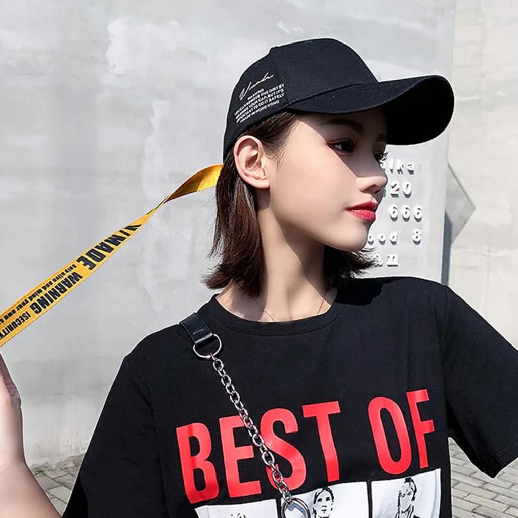 Baseball Cap for Men Women Long Strap Tail  Summer Cap Unisex Style Letters Print Trucker Hat