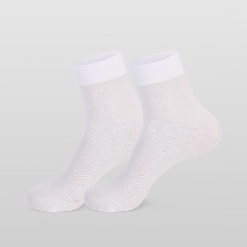 

LangSha Men s Ice Silk Business Crew Socks