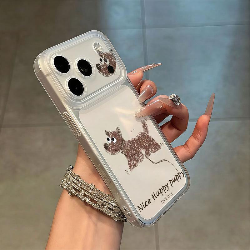 

Eye-Catching Apple 17 Pro Max Cartoon Phone Case - Soft, Drop-Proof with Integrated Camera Button Apple 13