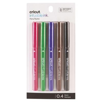 Cricut Explore/Maker : Basic 0.4 Mm Point Pens Infusible Ink 5 Pieces