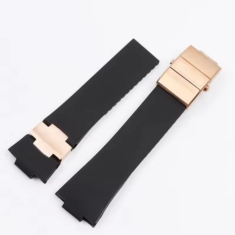 Silicone Watch Strap for Athens Observation Navigation 1183 Men's Women's Waterproof For Ulysse Nardin Rubber Watchbands