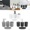 Bathroom Accessories Set Bath Ensemble Toothbrush Holder Soap Dish Countertop Decoration for