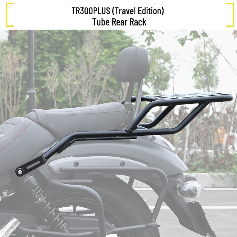 Haojue TR300 PLUS Urban Motorcycle Bumper with Folding Backrest & Side Bag Luggage Rack