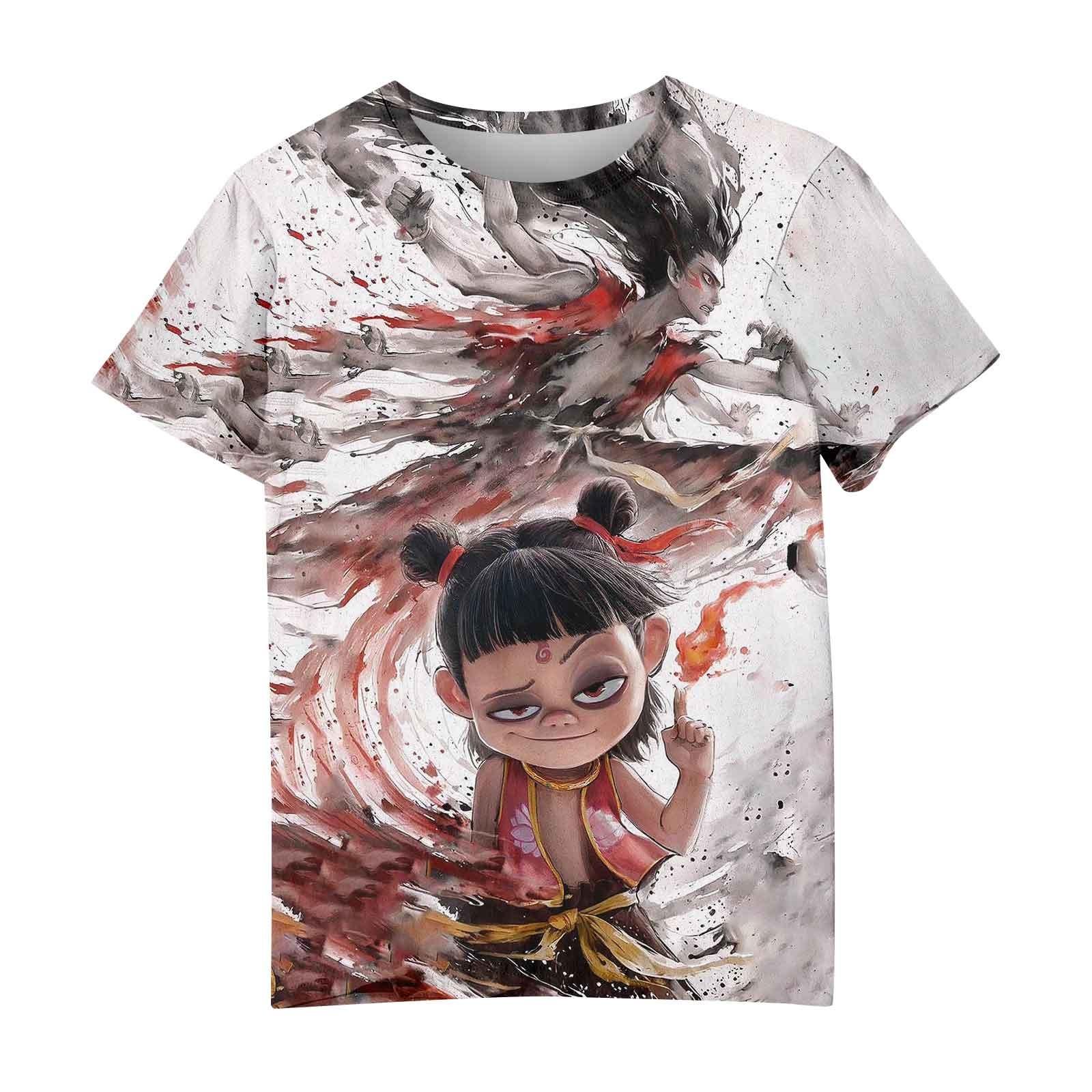 

Мужская и женская повседневная свободная футболка с принтом, круглый вырез, пуловер, топ с короткими рукавами XL белый