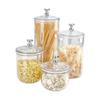 Transparent Sealed Storage Jar for Coffee Beans, Snacks, and More - Large Caliber Organizer for Grains and Cereals
