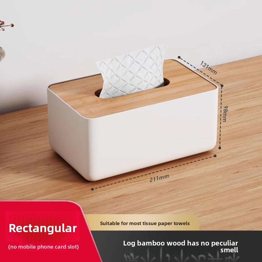 Taschentuchbox, Desktop-Papierbox, Wohnzimmer-Couchtisch, Kreativer leichter Luxus, Hochwertiges Gefühl, Multifunktionale Serviettenaufbewahrungsbox