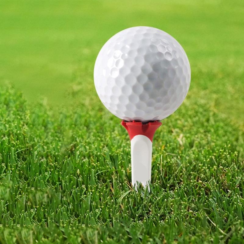 High Performances Golf Tees Training Ball Holder Low Friction Plastic Step Down Golf Tees Practice Tool Golf Accessories