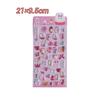 Glossy Finish 3D Embossed Sticker Cartoon Animal Cute 3D Relief Sticker Rabbit Candy Ghost Aesthetic Stickers Diary Decor