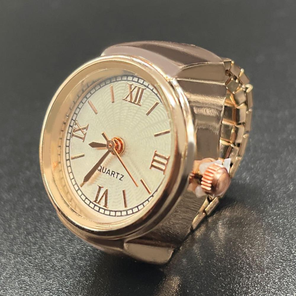 Hot Selling Finger Watch Ring Creative Movement Fashion Accessories Vintage Watch Men Jewelry Women Gift
