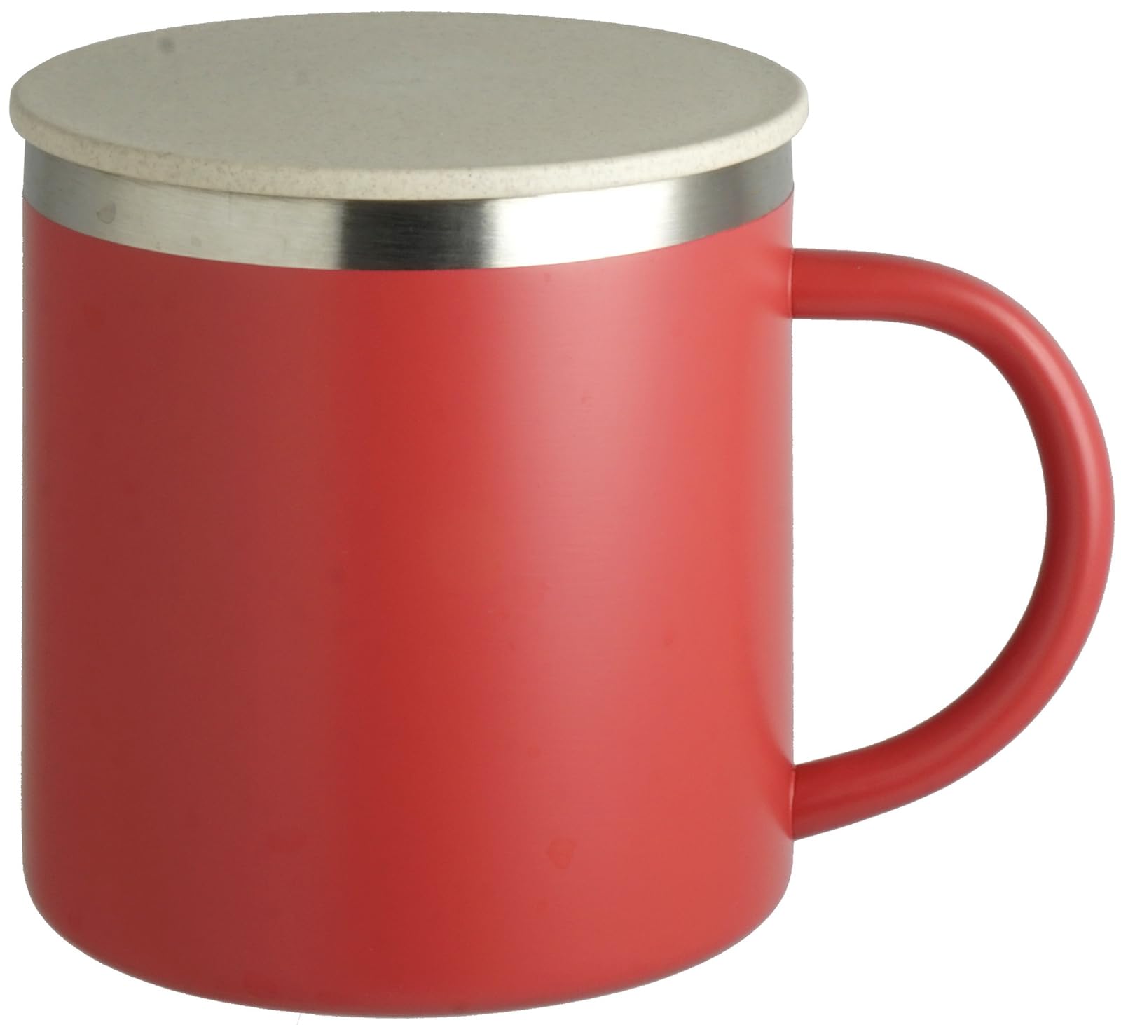 

Living NEW Mug with 411125 Be-Side Lid, 350ml, Red,