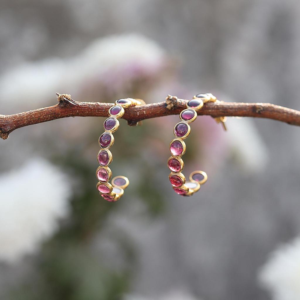 Dainty Earrings, 925 Sterling Silver, Birthstone Jewelry, Gold Plated Women Earrings