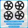 For Tesla Model Y Juniper 2025 4PCS 19 Inch Wheel Cap Automobile Performance Replacement Wheel Hubcap Full Rim Cover Accessories