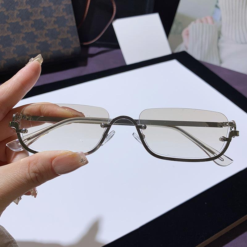 

Metal Double- Oversized Sunglasses, Unisex, Trendy Retro Sunglasses One Size