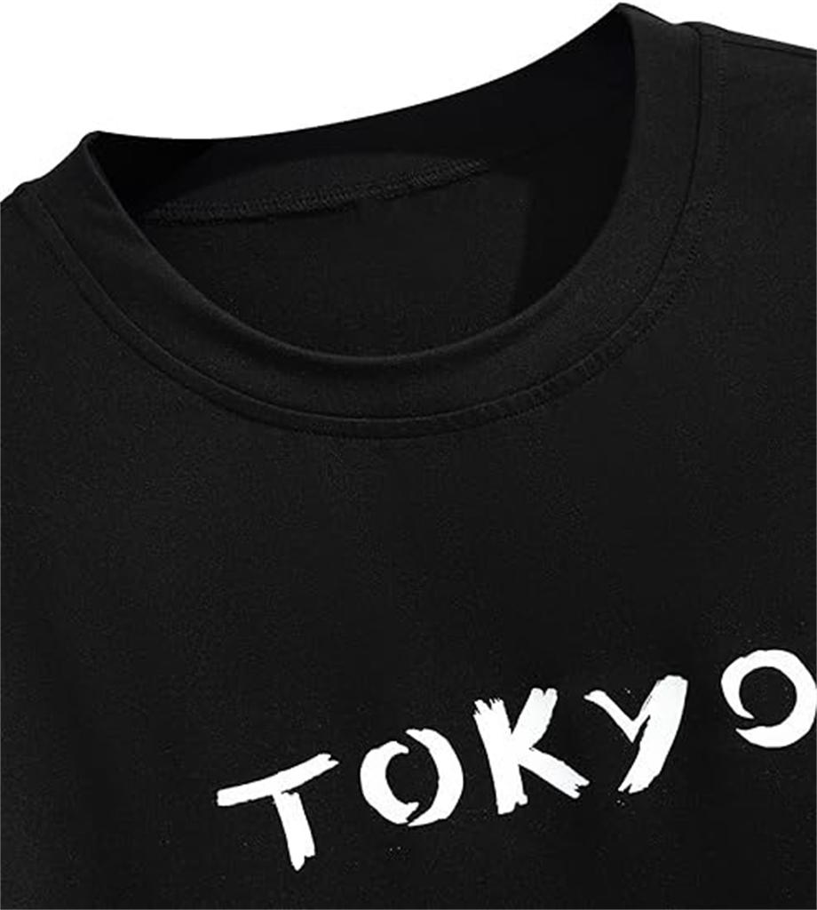 JRJZ NEWS 2024 Men's Graphic Print Short Sleeve T Shirt Dragon Summer Round Neck Casual Tee Top Y2K WOMEN