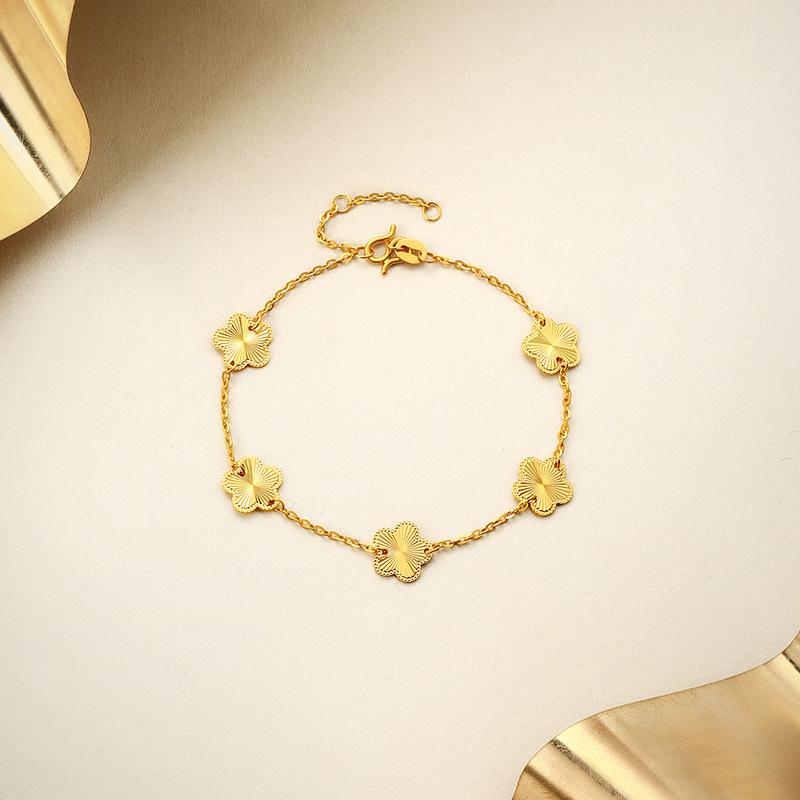 

Лазерный браслет-цветок, роскошный, элегантный, ручная веревка, модный, нишевый, холодный ветер, персонализированные украшения для женщин