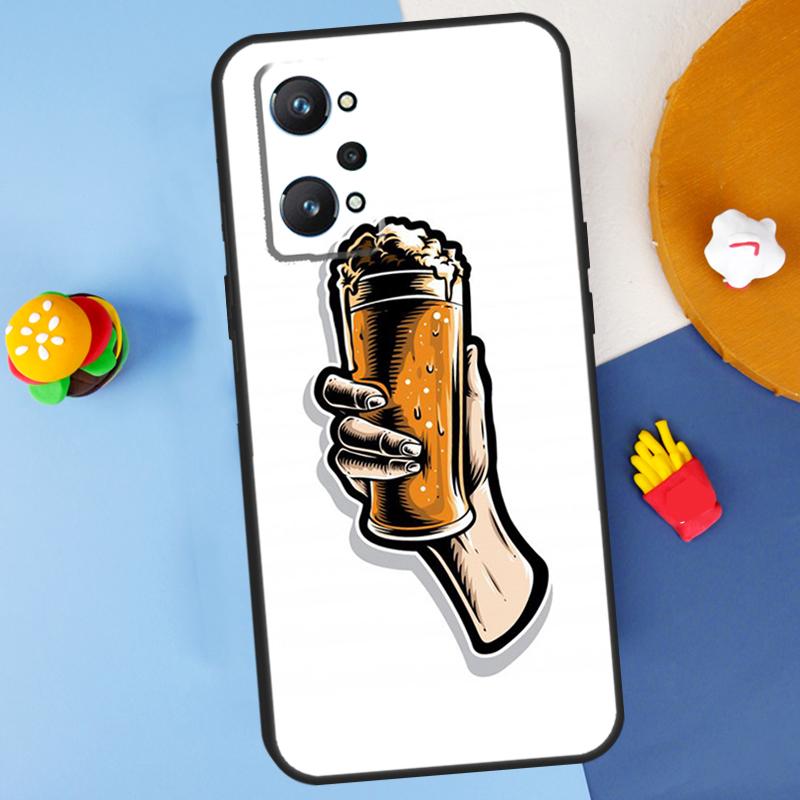 Beer Cup For Realme GT7 Pro GT 6T 6 5 C67 C61 C55 C53 C51 C21Y C25S C75 10 11 12 13 14 Pro Plus Case