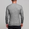 6624 Men's T-Shirts Pure Color Cotton Men's Slim Seven-point Sleeve Raglan T-shirt Round Neck Hit Color Sports Fitness Hip Hop